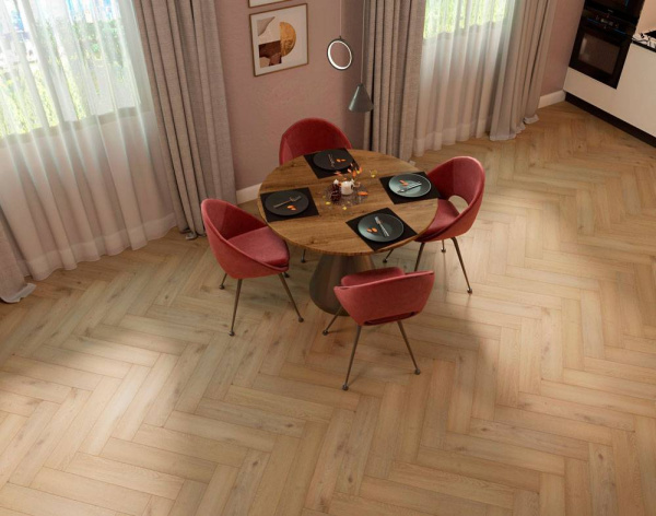 SPC Ламинат Steinholz Herringbone 4.5/43 4V STH040H Тироль 640x128