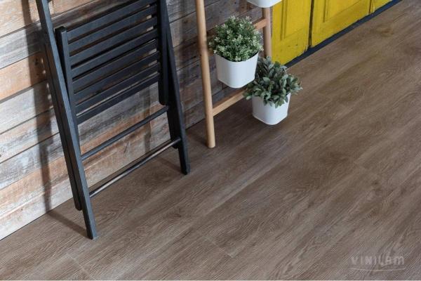 LVT Ламинат Vinilam Glue 2.5/43 4V 14609 Дуб Ваймар 1228x188