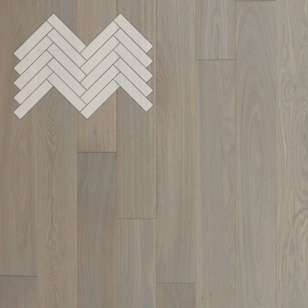 Паркетная доска Lab Arte Angle Дуб Селект Concrete лак 500x150x14