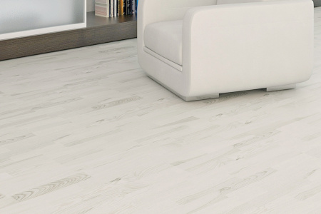 Пробковый пол Corkstyle Print Cork Wood Esche Weiss замковый