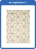 Ковер Kaplanser Reflex S757C 66 CREAM/CREAM Прямоугольник 0.8x1.5