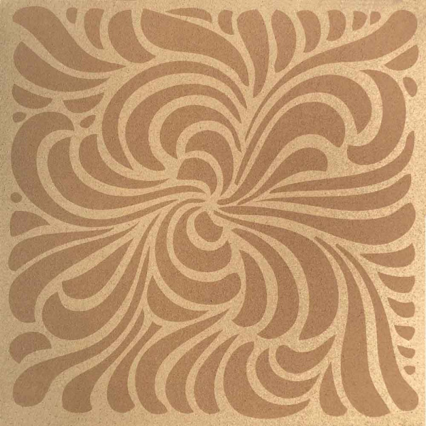 Стеновая панель IberCork Decor Орнаменто Беж