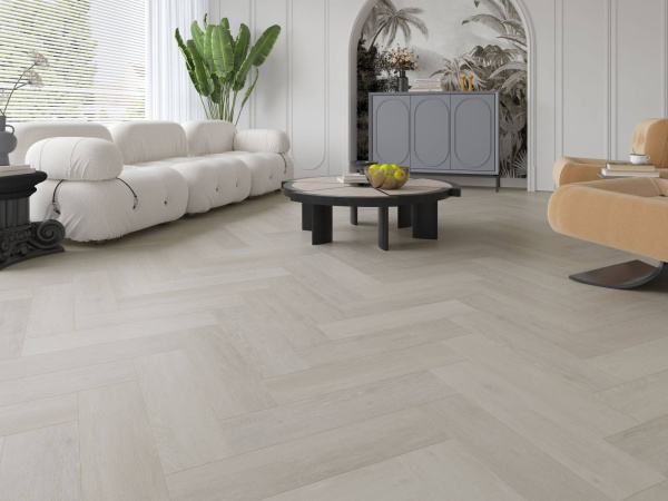 SPC Ламинат Acefloor Home 6/43 4V E-3677-2 Дуб Снежный Елка 540x135