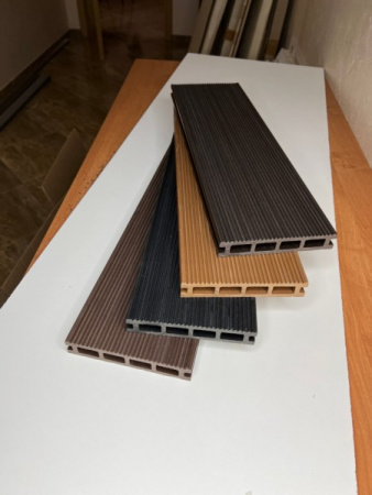 Террасная доска Ecodecking Техно плюс 3000x150x25 Бронза