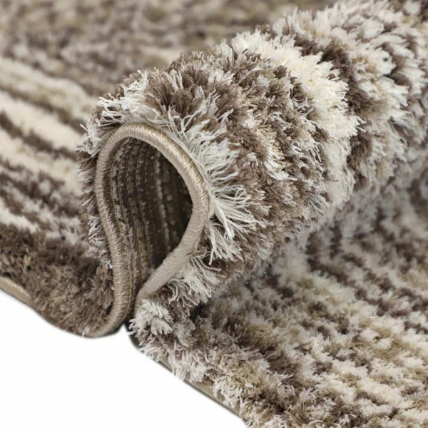Ковер Oz Kaplan Gold Shaggy 0A293A BEIGE Овал 0.8x1.5