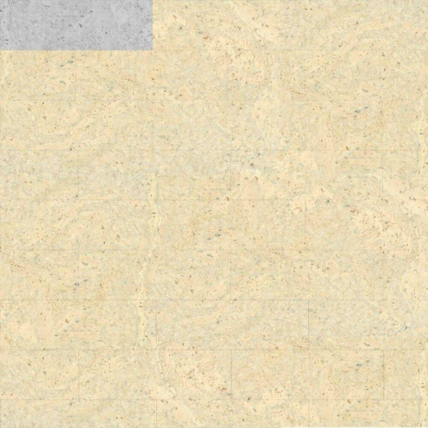 Пробковое покрытие EasyCork Толедо бланко Замковое 910x300x10