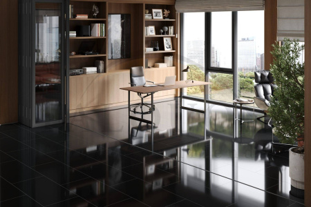 SPC Ламинат Falquon The Floor Stone 6/33 4V DU190 Black Матовый 800x400