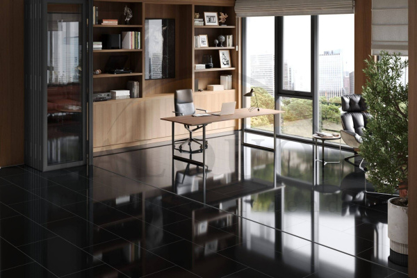 SPC Ламинат Falquon The Floor Stone 6/33 4V DU190 Black Матовый 800x400