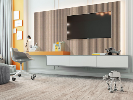 Стеновая реечная панель ПВХ Legno Дуб Мавелла Милк