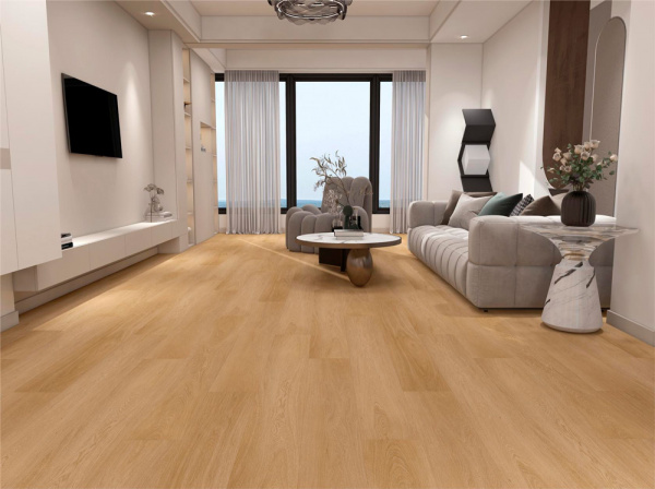 ПВХ плитка, кварц виниловый ламинат Dw Flooring LG L Дуб средне светлая LG-L-7301