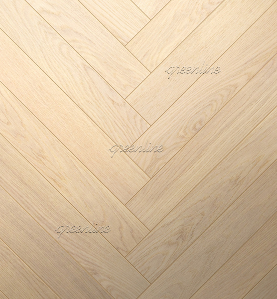 Инженерная доска Greenline Английская Ёлка Ultima Дуб Блонд 818 (110 см)