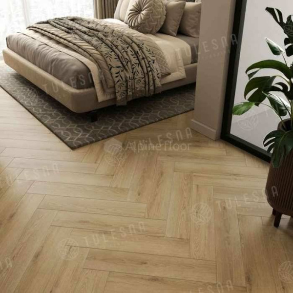 LVT Ламинат Tulesna Art Parquet 2.5/43 4V 1005-301 Famoso 590x118