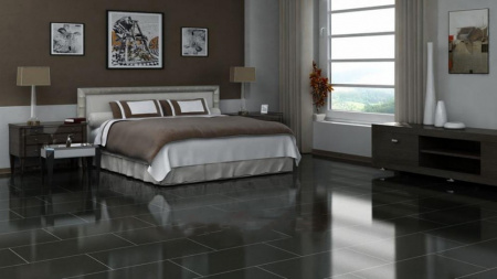 Ламинат Falquon Blue Line Uni 4V Black глянец U190