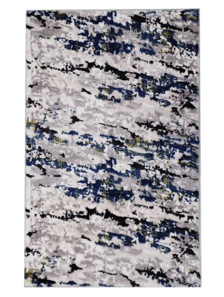 Ковер Plato Hali Parantez Class 9011 RAIN 5034 DARK BLUE&YELLOW Прямоугольник 0.8x1.2