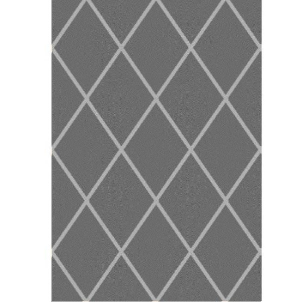 Ковер Oz Kaplan Gold Shaggy 01562A L.GREY/L.GREY Прямоугольник 0.8x1.5