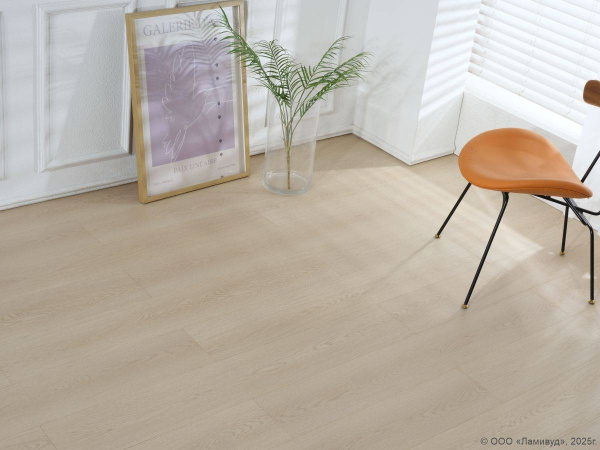 Ламинат Lamiwood Select 12/34 4V 1216 Дуб Ванильный 1215x195