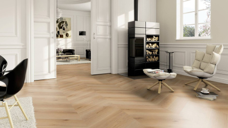 LVT Ламинат Ter Hurne 2.5/42 4V 1101210709 PRO Французская елка Дуб Роттердам 665.4x152.4