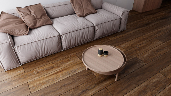 SPC ламинат Planker Rockwood Дуб Агат 1002