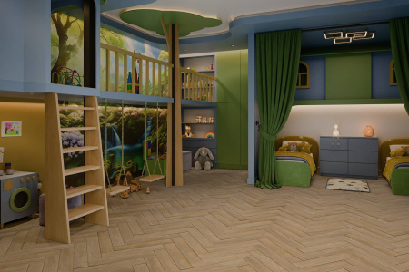 LVT Ламинат Damy Floor London 2.5/43 4V 5248-8 Брайтон 590x118
