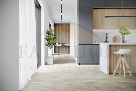 SPC Ламинат Falquon The Floor Stone 6/33 4V P3001 Nebbia 800x400