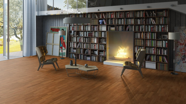 Паркетная доска Tarkett Salsa Дуб Медный Браш