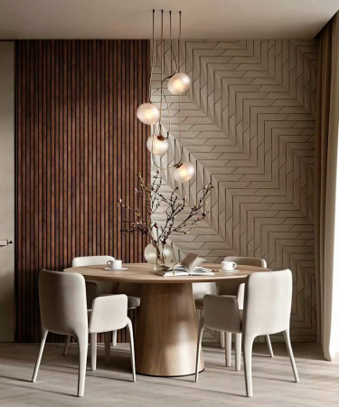 Акустическая панель Cosca Decor Сканди Дуб Барон темный, 2750x600x19мм