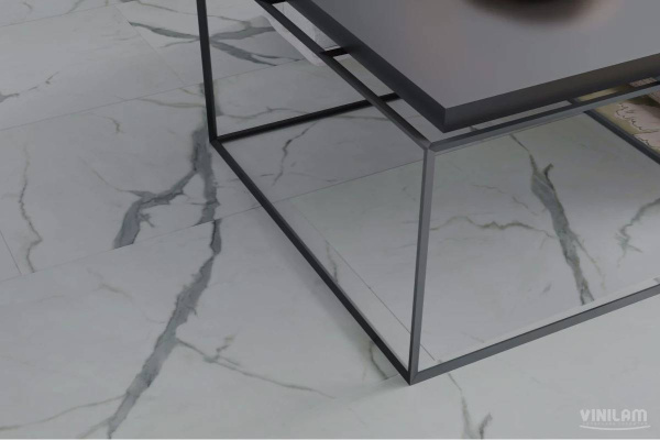 LVT Ламинат Vinilam Ceramo XXL Stone Glue 2.5/43 4V 87999 Греческий Мрамор 950x480