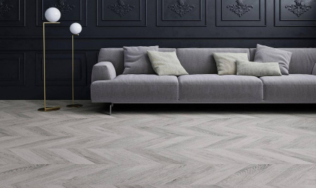 Ламинат Faus Masterpieces 8/33 S180086 Light Grey Chevron 1184x293.4