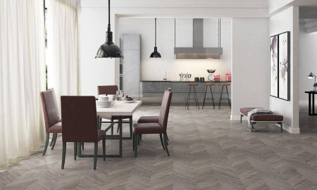 Ламинат Faus Masterpieces 8/33 4V S174221 Grey Chevron 1184x293.4