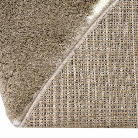 Ковер Oz Kaplan Gold Shaggy 01562A BEIGE Овал 0.8x1.5