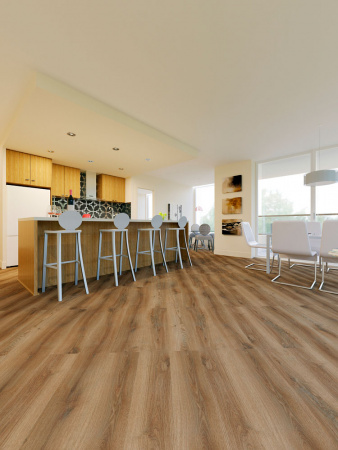 ПВХ плитка, кварц виниловый ламинат Fine Floor Light Дуб Брага FF-1335