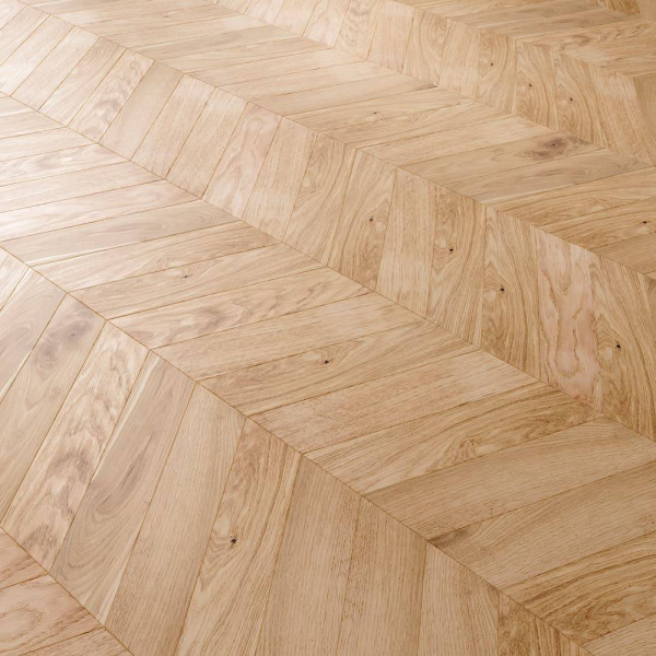 Паркетная доска Lab Arte Chevron Дуб Селект лак 328-400x125x14