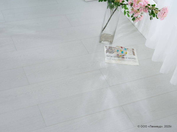 Ламинат Lamiwood Select 8/34 4V 811 Дуб Белый 1215x195