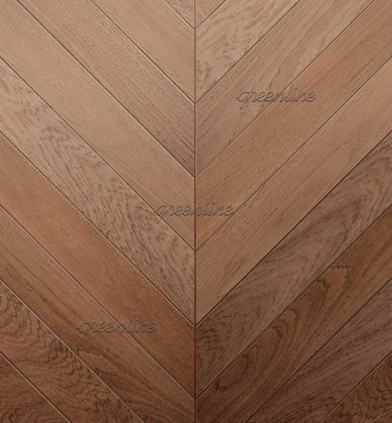 Инженерная доска Greenline Французская ёлка Lux 313 Карелия 600x125x15 (угол 60°)