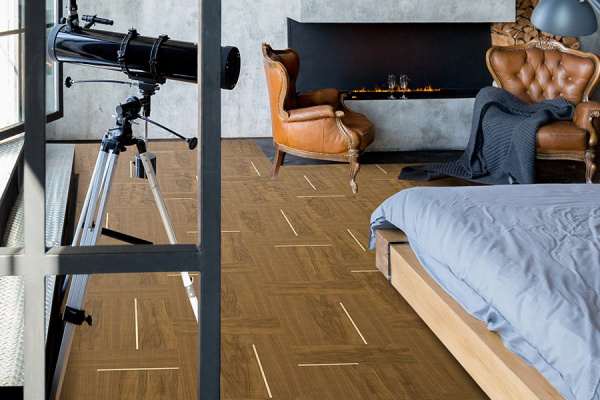 Пробковый пол Corkstyle Print Cork Woodwise Spark beige замковый