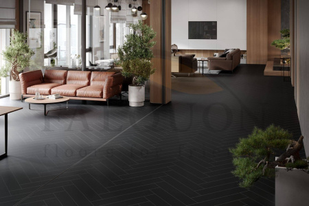 SPC Ламинат Falquon The Floor Herringbone 6/33 U190 Black 740x148