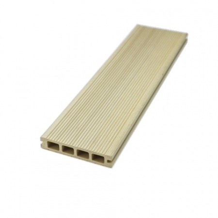 Террасная доска Ecodecking Практик 3000x135x25 Слоновая кость