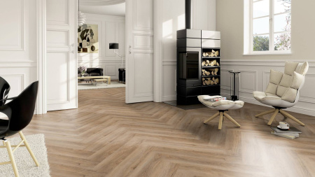 LVT Ламинат Ter Hurne 2.5/42 4V 1101210312 PRO Английская елка Дуб Малага 749.3x149.9
