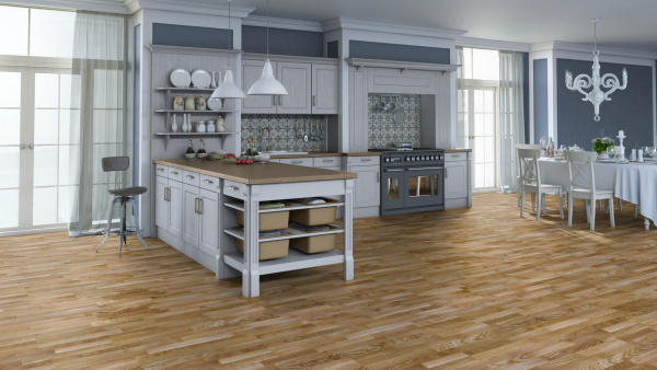 Паркетная доска Tarkett Salsa Дуб Натур Матовый Браш