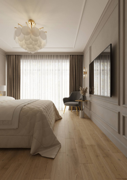 SPC Ламинат AlixFloor Natural Line 5/43 4V ALX1550-3 Дуб бежевый светлый 1200x183