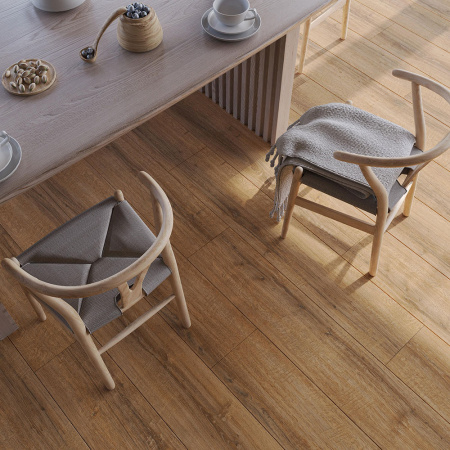 Ламинат Egger Pro Large Aqua Plus Дуб Шерман коньяк коричневый EPL184