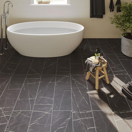 Ламинат Egger Pro Large Aqua Plus Камень Пьетра Гриджиа чёрный EPL246