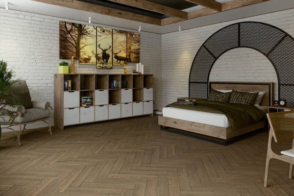 LVT Ламинат Damy Floor London 2.5/43 4V 0030-6L Ноттингем 590x118