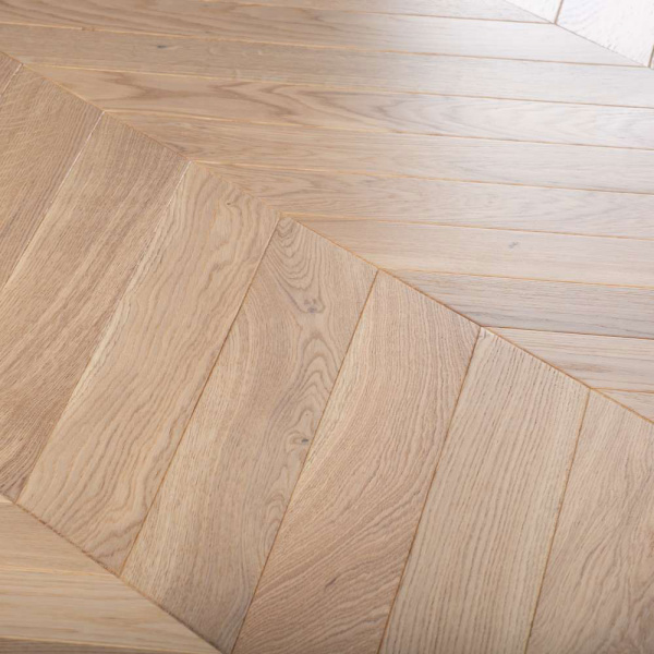 Инженерная доска Lab Arte Елка Chevron Французская Дуб Натур 2006 лак 600/510х90х14/45°