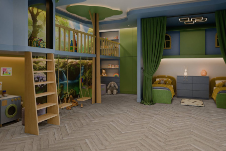 LVT Ламинат Damy Floor London 2.5/43 4V 0137 Ливерпуль 590x118