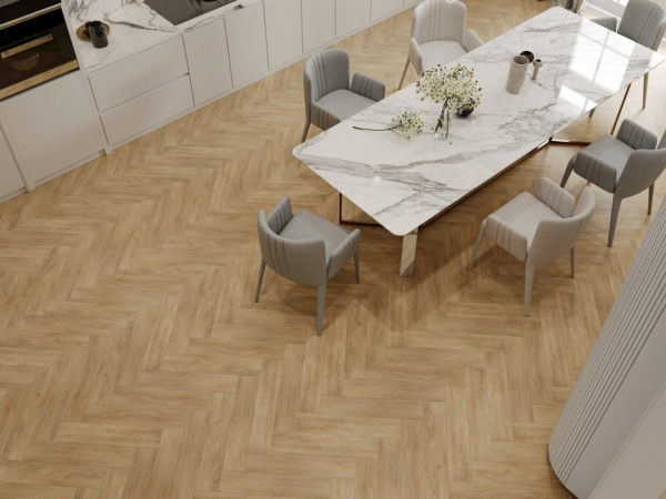 SPC ламинат Evofloor Parquet Click Дуб Песочный HP 0090