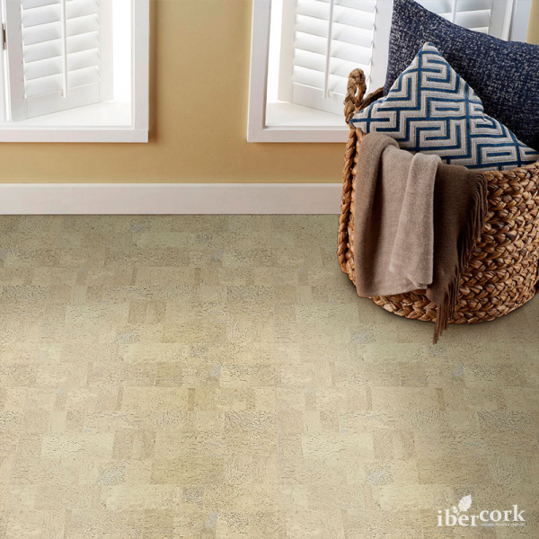 Пробковые полы IberCork EasyCork Саламанка крем
