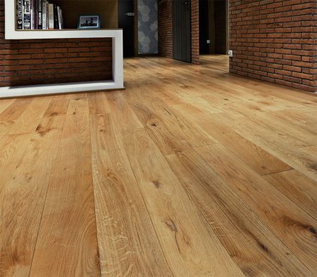 Двухслойная инженерная доска, дуб+фанера Termo Wood 15 200 (Рустик)