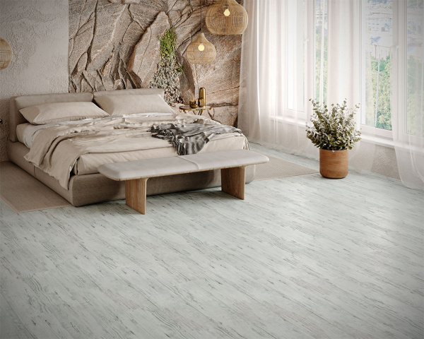 ПВХ плитка, кварц виниловый ламинат Art East Tile Click Берёза Божоле ATC 45-129