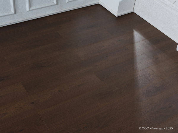 Ламинат Lamiwood Select 12/34 4V 1220 Дуб Бурый 1215x195